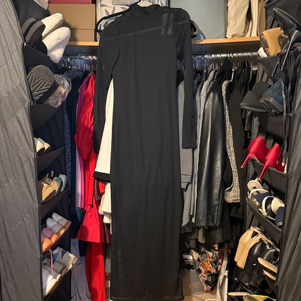 Abercrombie & Fitch Black Maxi Dress